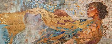 Mosaic Dreamscape van Kunst Kriebels