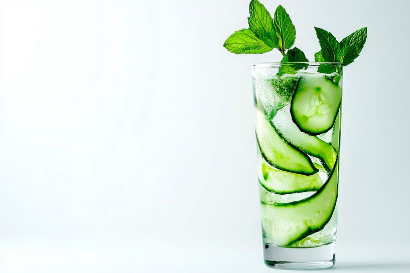 Minz Cucumber Drink von Poster Art Shop