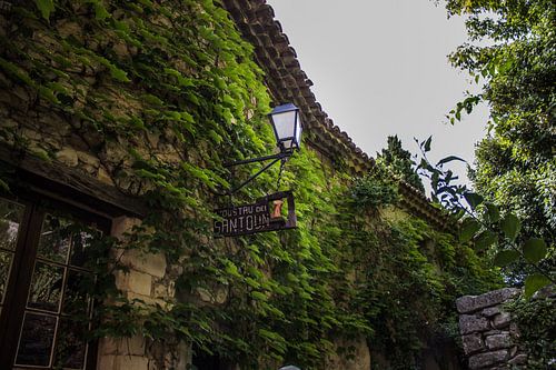 Oude Lantaarn in Séguret.