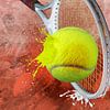 Sport trifft Splash - Tennis von Erich Krätschmer