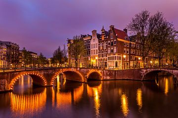 Night in Amsterdam van Marc Smits