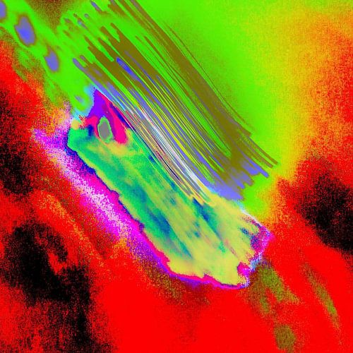 Kunst gemaakt in Photoshop ( vierkant 30x30 cm )