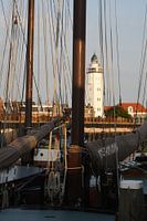 Panorama met vuurtoren