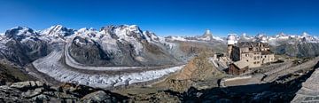 Glacier panorama on Gornergrat by Achim Thomae