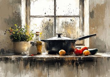 Keuken van Kunst Kriebels