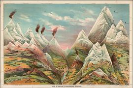 View of Nature in Ascending Regions, Levi W. Yaggy by Vintage Afbeeldingen