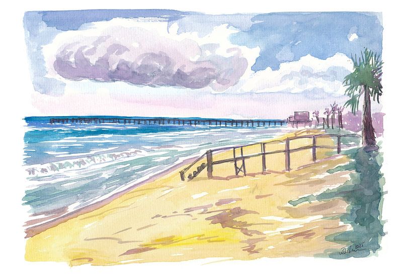 Golden Sands und Ocean Breeze am Flagler Beach Florida von Markus Bleichner