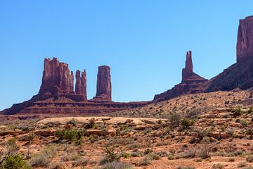 Een rit naar Monument valley van Gerry van Roosmalen