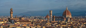 Panorama uitzicht over Florence van Joshua Waleson