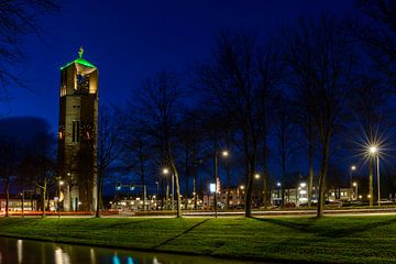 Emmeloord in de avond van Sjoerd van der Wal Fotografie