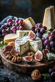 Cheese platter indulgence by Poster Art Shop