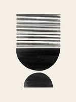 Mid Century Sunset | Black