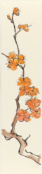 Winter I - Orange Plum Blossom, Chris Paschke by Wild Apple