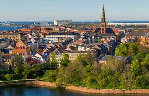 Uitzicht op Kopenhagen van Adelheid Smitt