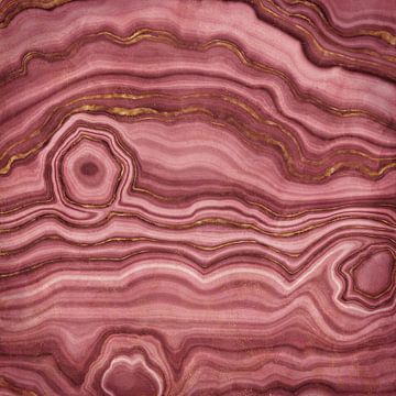 Pink Agate Texture 01 by Aloke Design