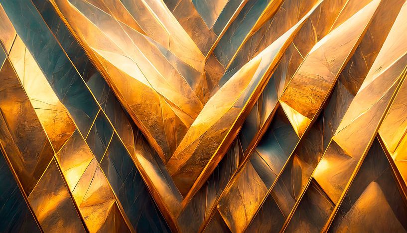 Goud, geel en zwart van Mustafa Kurnaz