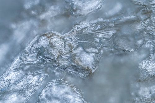 Grijs Blauw Abstracte Foto