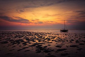 Zonsondergang aan de kust van Rob Sprenger