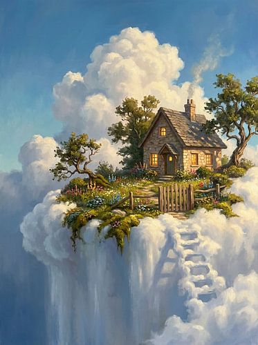 Cloud House – Schwebendes Häuschen