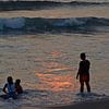 Zonsondergang Bali 2 van Annemie Lauvenberg