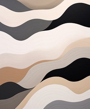 Desert Waves van Color Square
