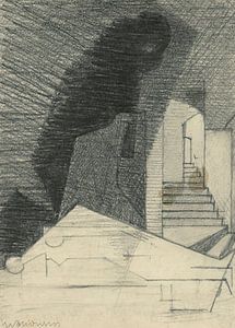Louis Marcoussis - Grab von Aurélia (Zeichnungen für Aurélia)