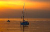 Zonsondergang Markermeer Flevoland