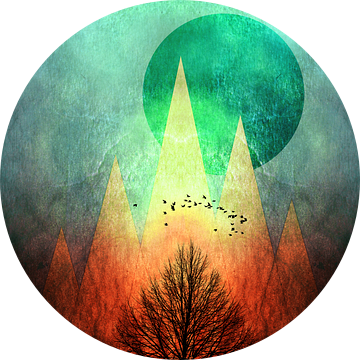 TREES under MAGIC MOUNTAINS II - Portrait