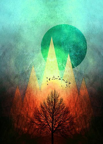 TREES under MAGIC MOUNTAINS II - Portrait