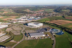 Sinsheim im Kraichgau von oben
