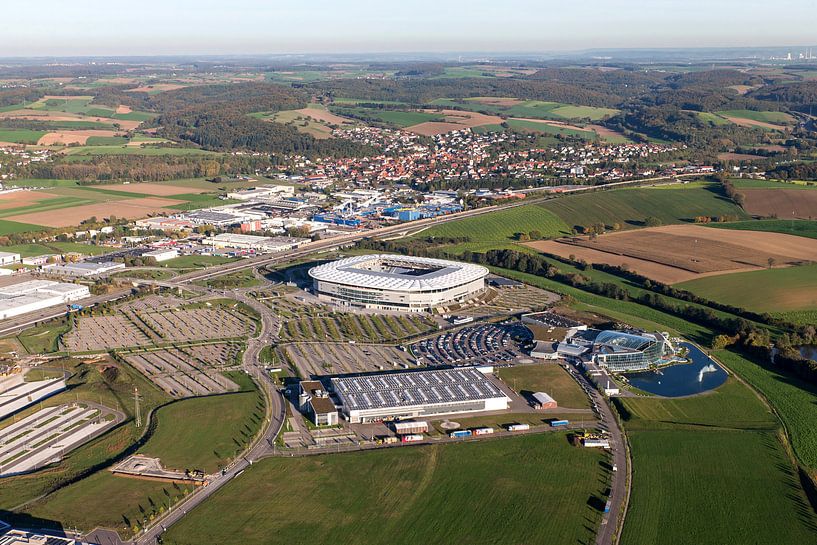 Sinsheim in Kraichgau from above by Uwe Ulrich Grün