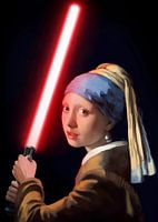 Girl with the Lightsaber