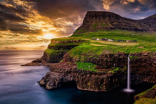 Múlafossur waterfall, Faroe Islands
