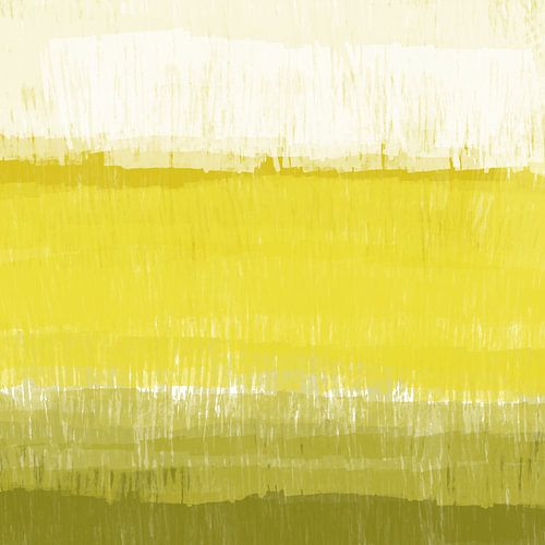 Kleurrijke huiscollectie. Abstract landschap in groen, geel, wit.