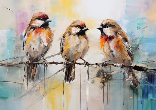 Bird Canvas Art by Eye catching paintings