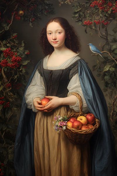 La fille aux pommes par Skyfall