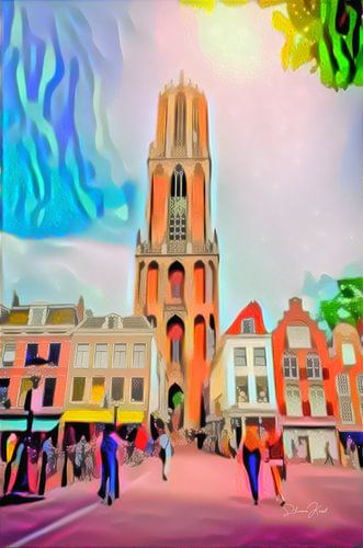 Pop Art Painting Utrecht Domtoren