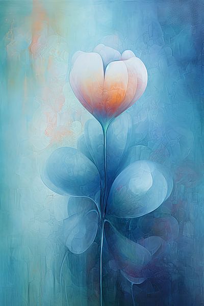 Flower and blue by Imagine