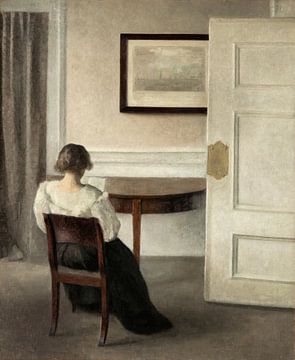 Interieur, Vilhelm Hammershøi