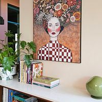 Klantfoto: Bloemen in mijn gedachte (nr.2023-03) van Kris Stuurop, als ArtFrame