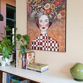 Klantfoto: Bloemen in mijn gedachte (nr.2023-03) van Kris Stuurop, als ArtFrame