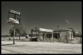 Verlassene Tankstelle an der Route 66