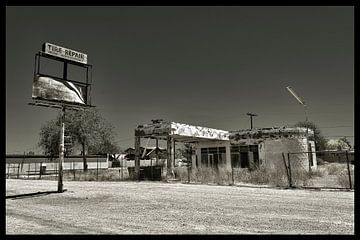 Verlassene Tankstelle an der Route 66 von Humphry Jacobs