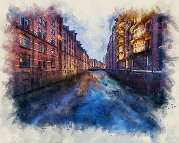 Speicherstadt - Hamburg wie gemalt