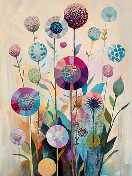 Flower pattern by Wonderful Art