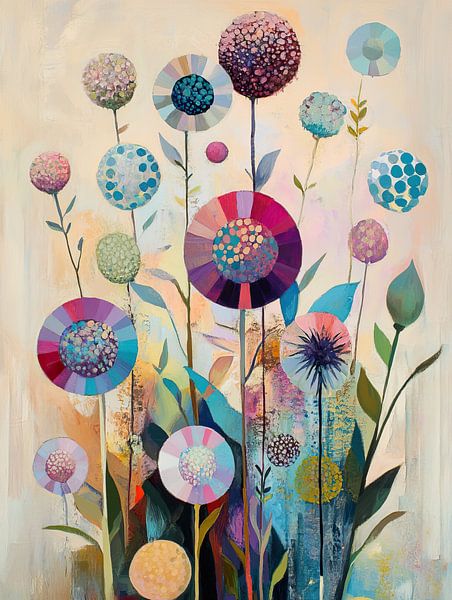 Flower pattern by Wonderful Art