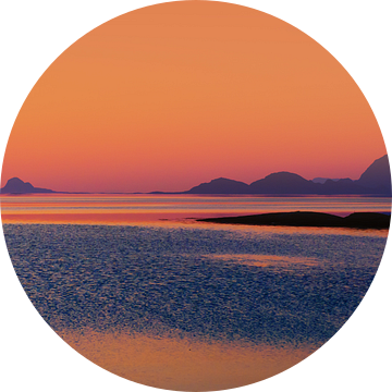 Kleurrijke zonsondergang van Mirakels Kiekje