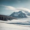 Winter landscape by Anton de Zeeuw