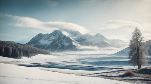 Winterse landschap
