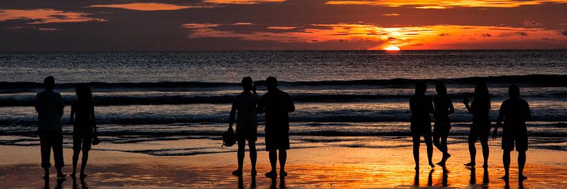 Zonsondergang in Bali van Brenda Reimers Photography